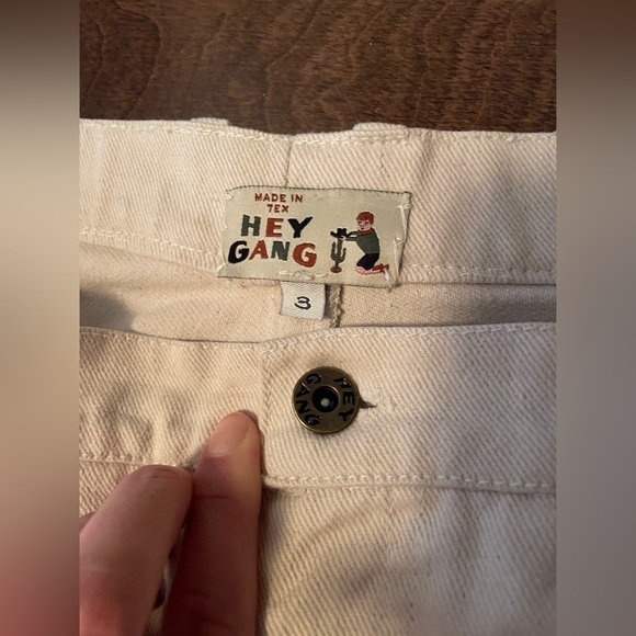 Hey Gang knee patch pants natural - Picture 4 of 9